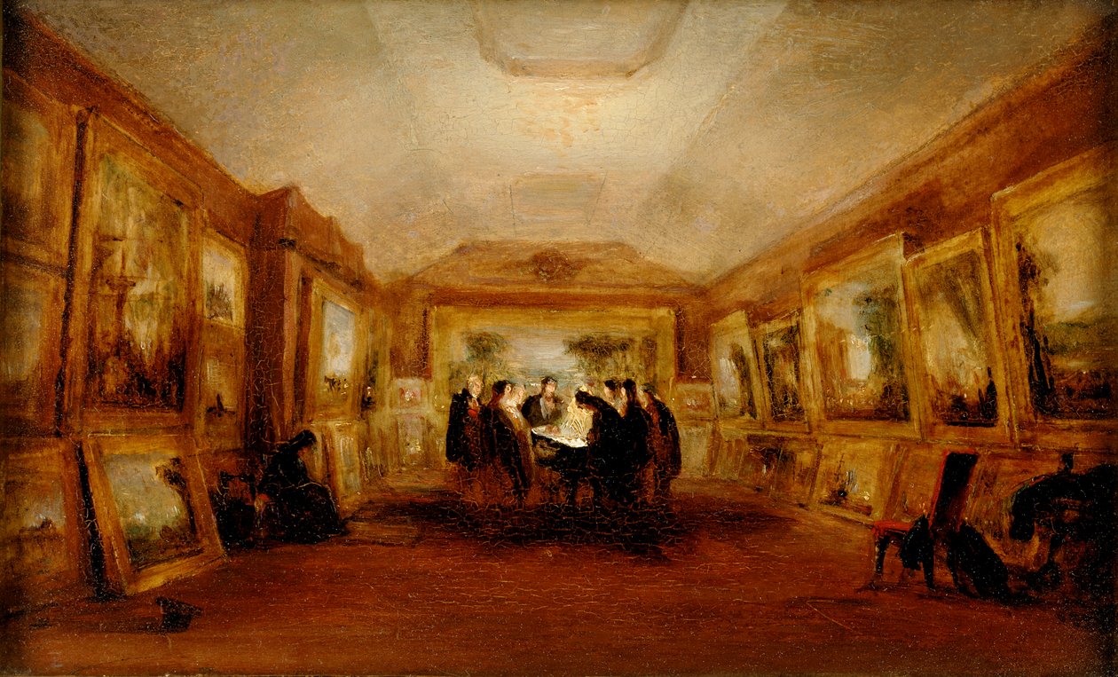 El cuerpo de Turner en estado, 29 de diciembre de 1851 (post 1851) de George Jones