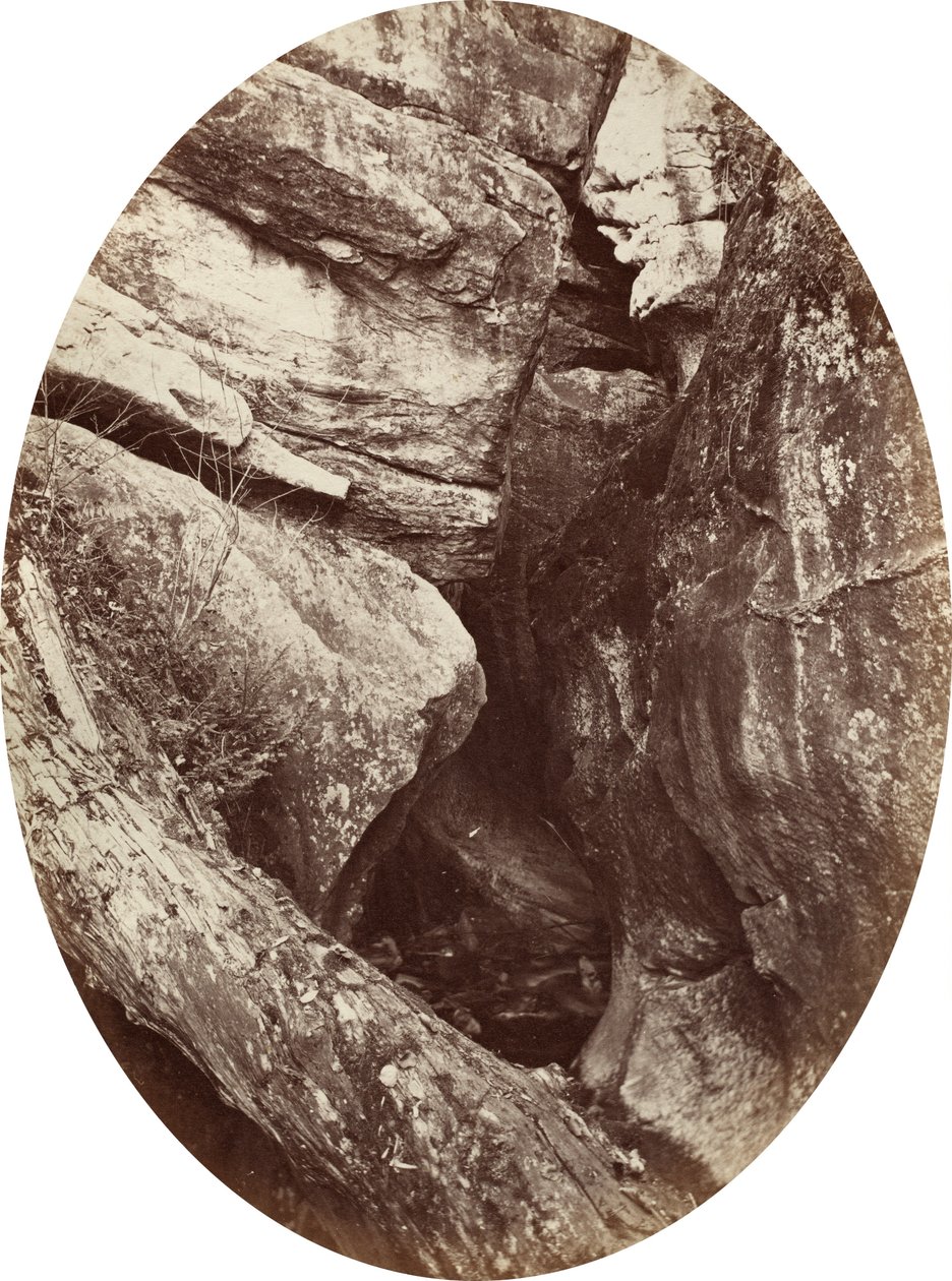 Cascada cerca del Williams College, c. 1870 de George K Warren