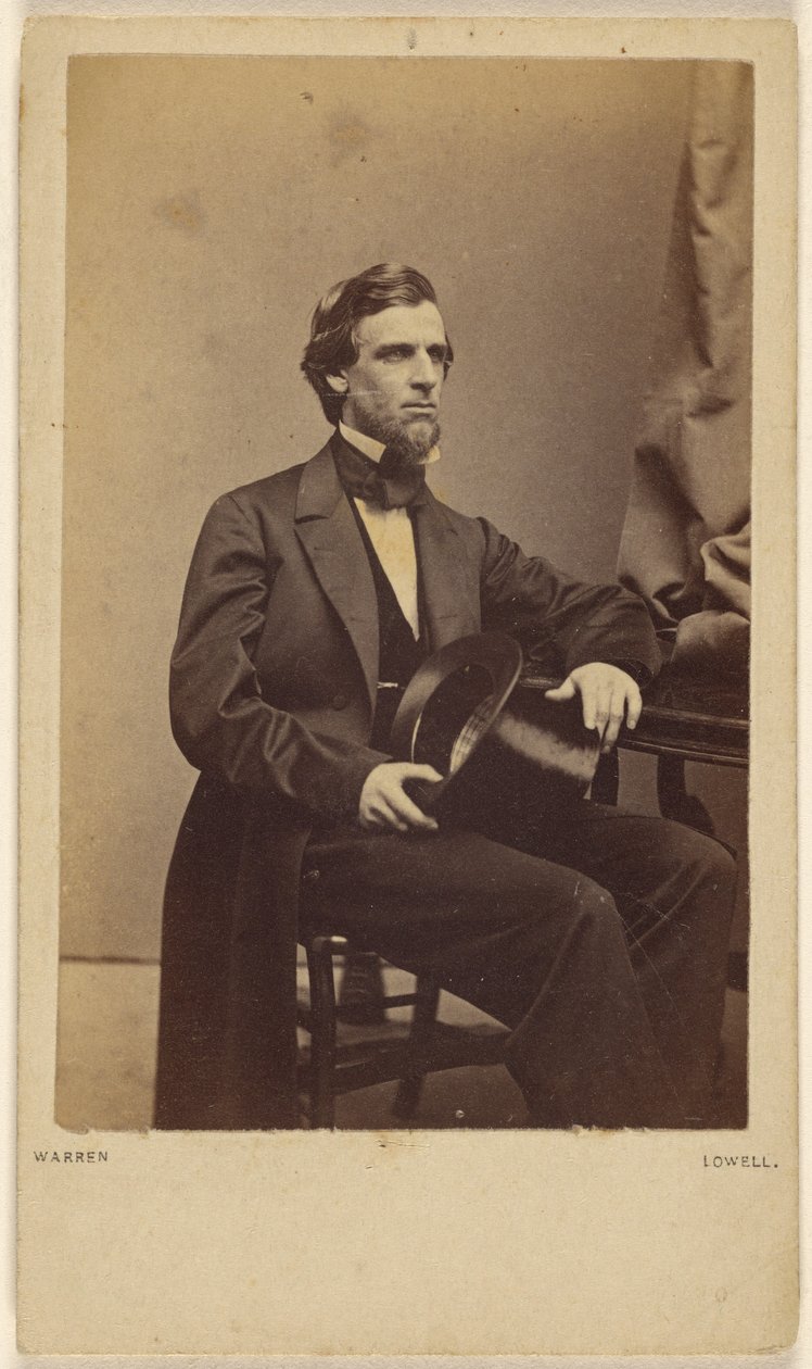 [Hombre sentado, sosteniendo un sombrero de copa] de George Kendall Warren