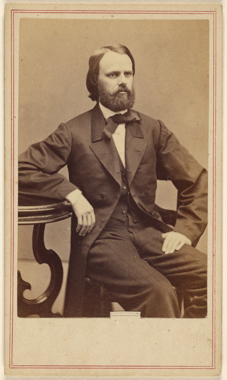 [Hombre no identificado con barba completa, sentado] de George Kendall Warren