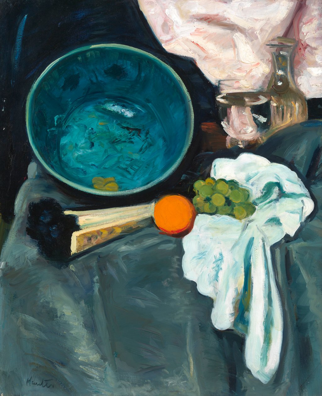 El cuenco verde, c.1920 (óleo sobre lienzo) de George Leslie Hunter