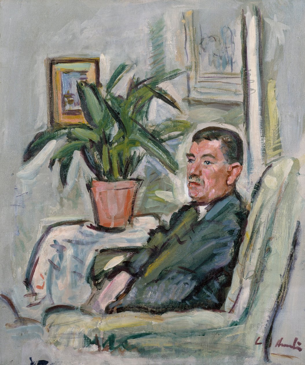 William McInnes (óleo sobre lienzo) de George Leslie Hunter