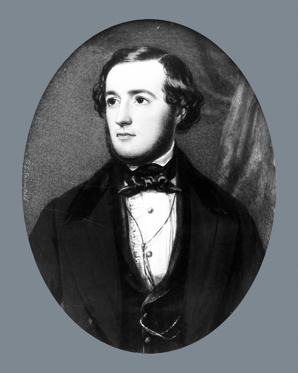 Retrato de un caballero, ca. 1845-1850 de George Lethbridge Saunders