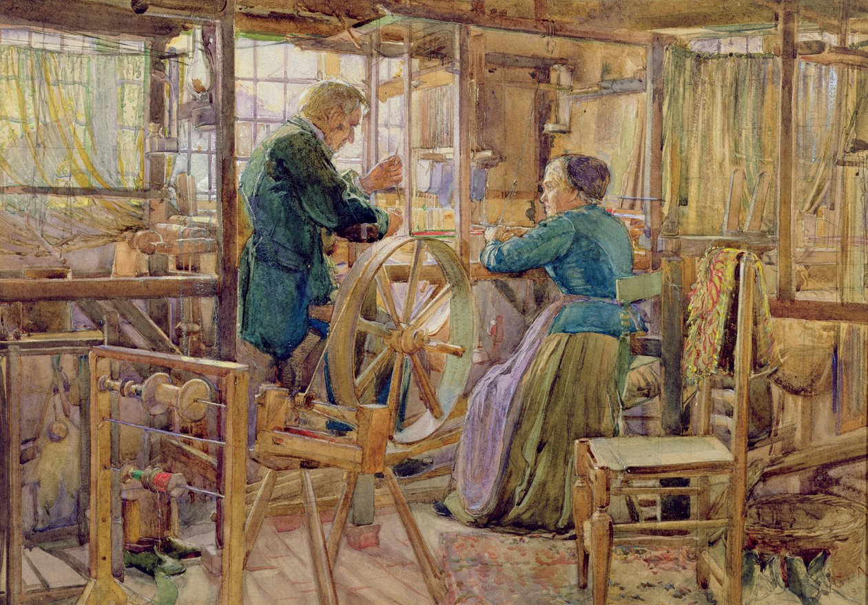 Tejedores, en Coventry, 1895 de George Lilly Anderson