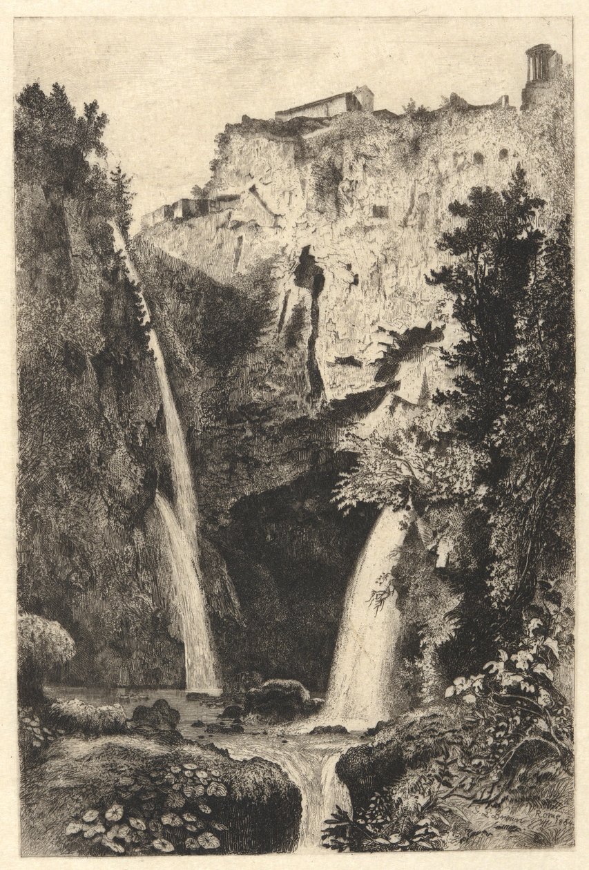 Las cataratas de Tívoli de George Loring Brown