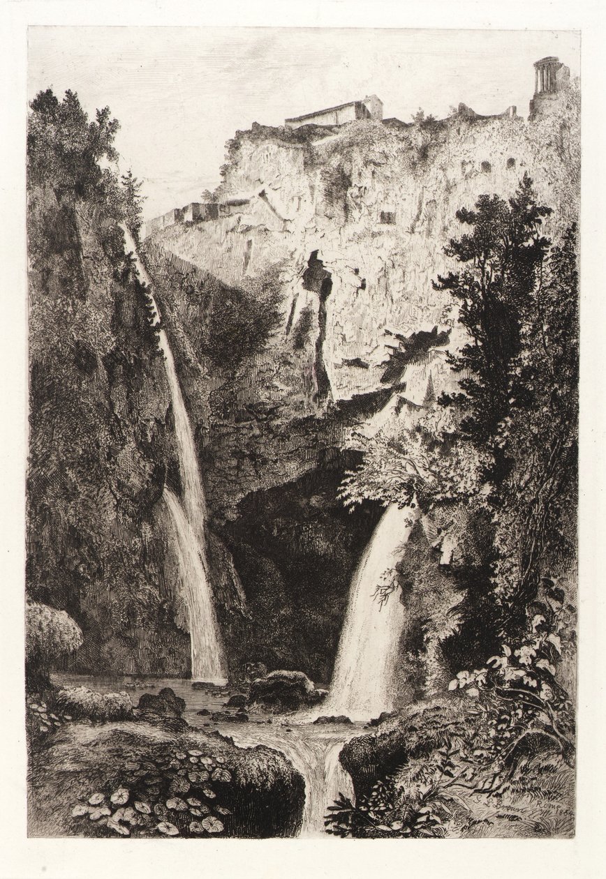 Las cataratas de Tívoli de George Loring Brown