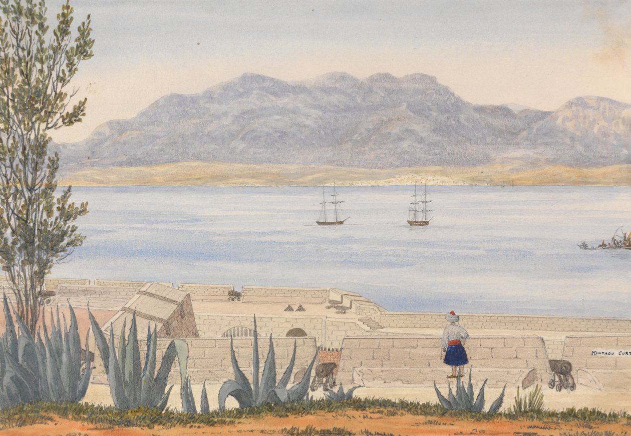 Algeciras from Gibraltar de George Lothian Hall