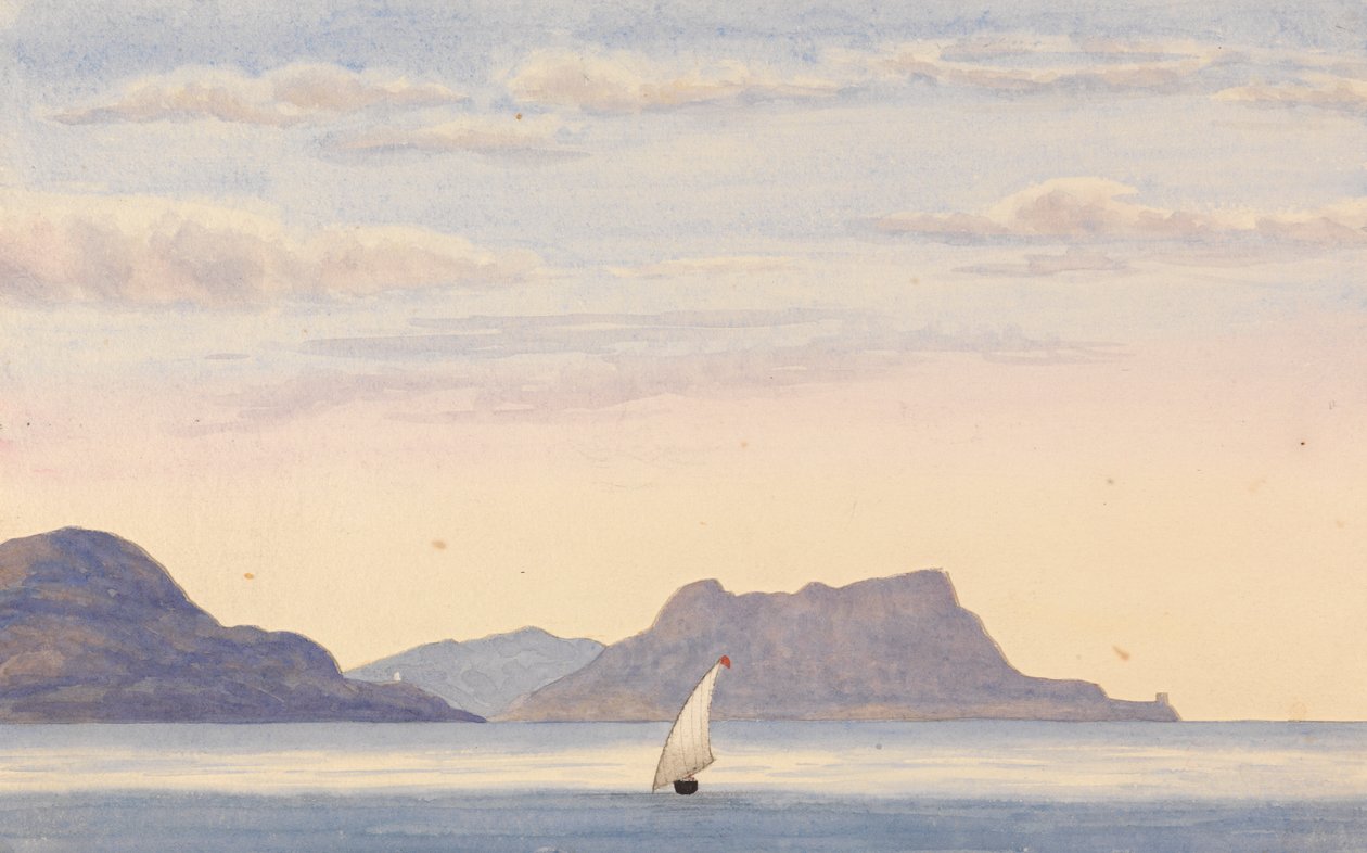 Punta Cabrita - Peñón de Gibraltar de George Lothian Hall