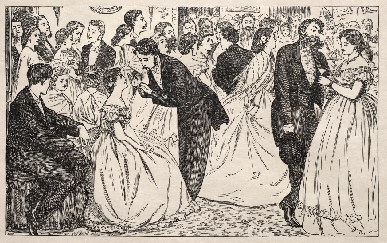 Un pequeño salto en Harley Street de George Louis Palmella Busson Du Maurier