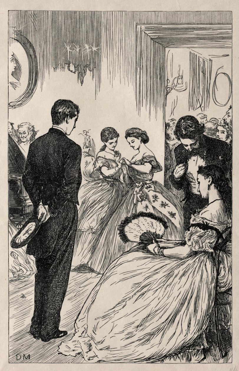 Coelebs en busca de un sobre Mulready, 1865 de George Louis Palmella Busson Du Maurier