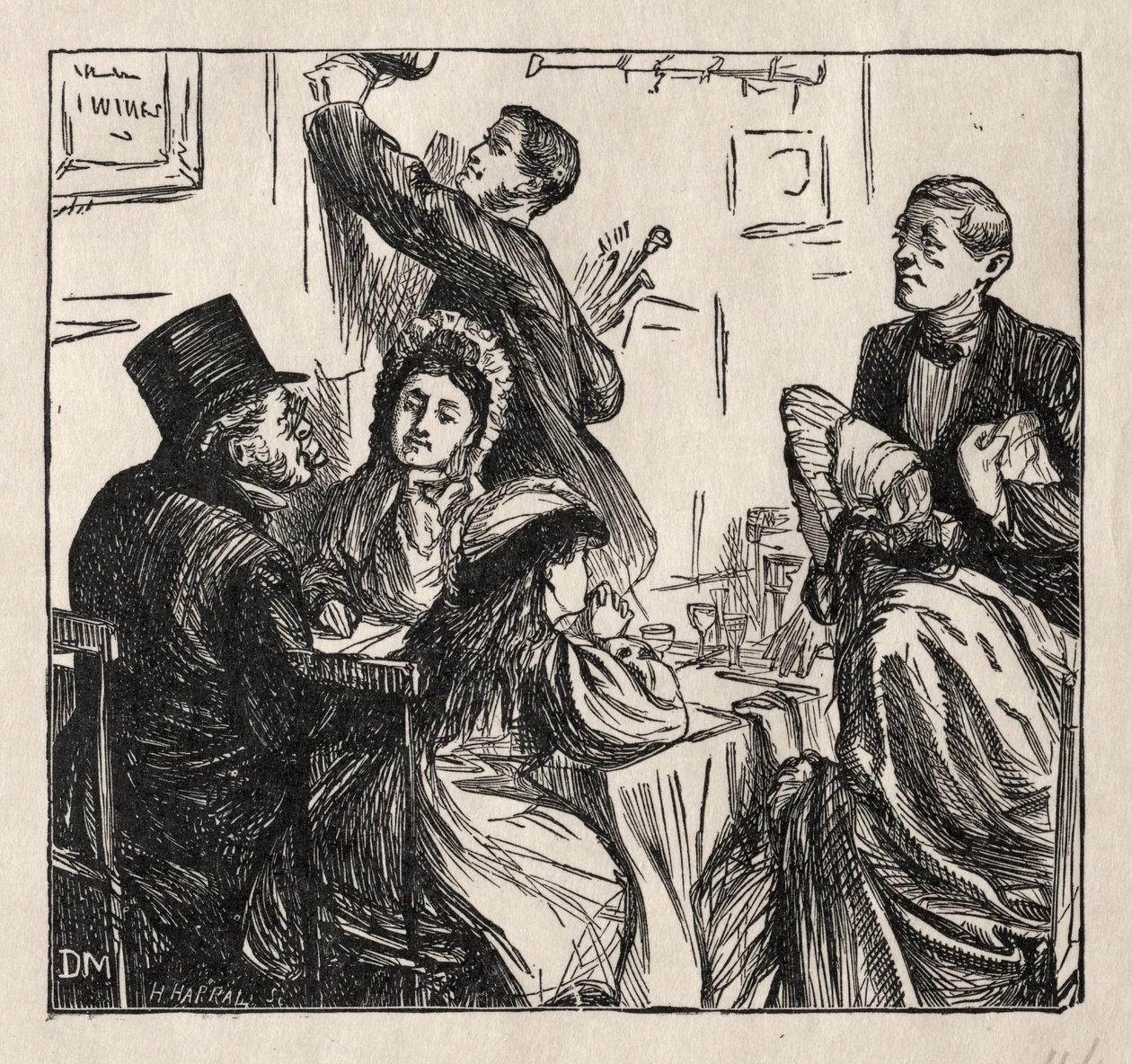 Refresco - En la Gran Exposición, 1862 de George Louis Palmella Busson Du Maurier