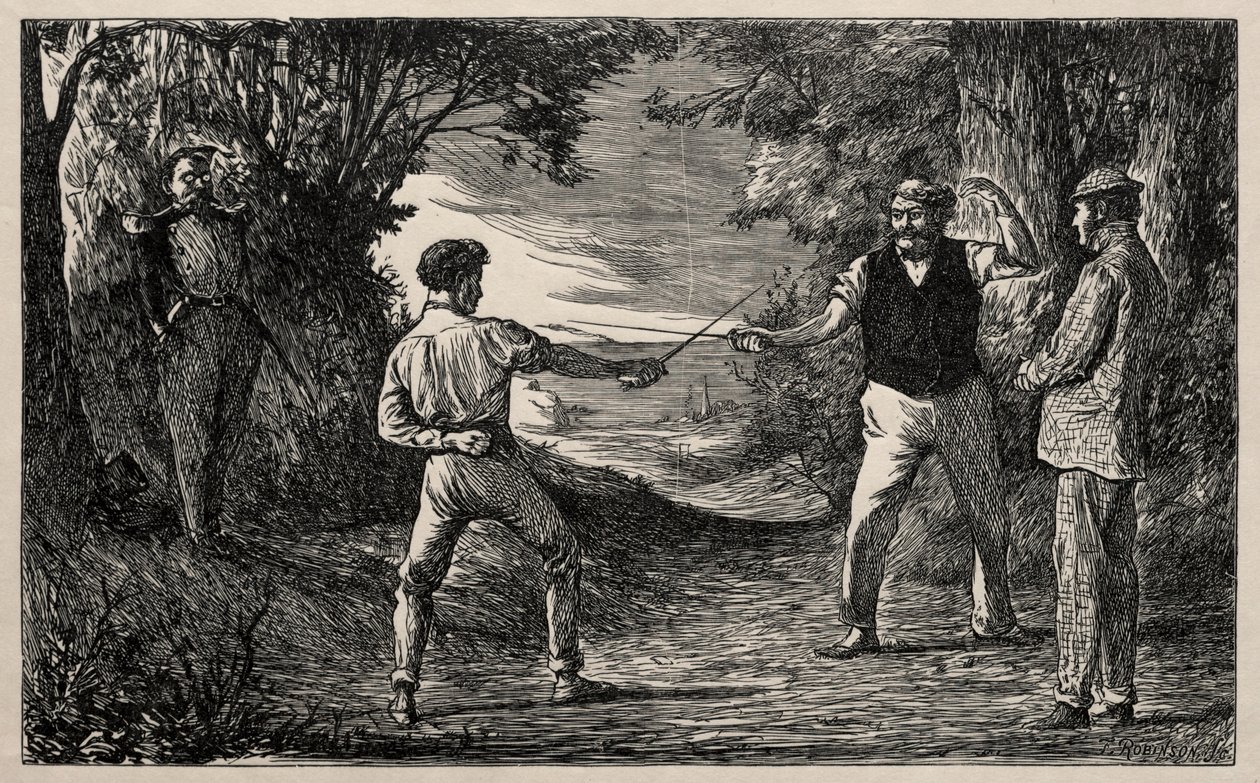 El Ingenuo Tambaleante, 1865 de George Louis Palmella Busson Du Maurier