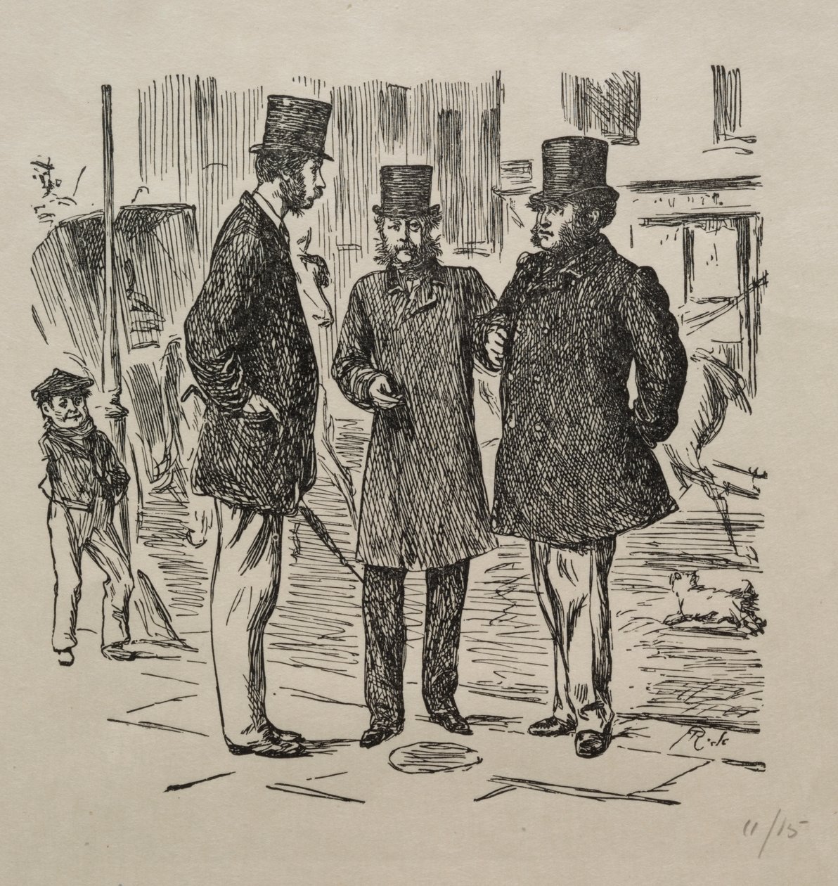 El pequeño momento antes de la presentación de George Louis Palmella Busson Du Maurier