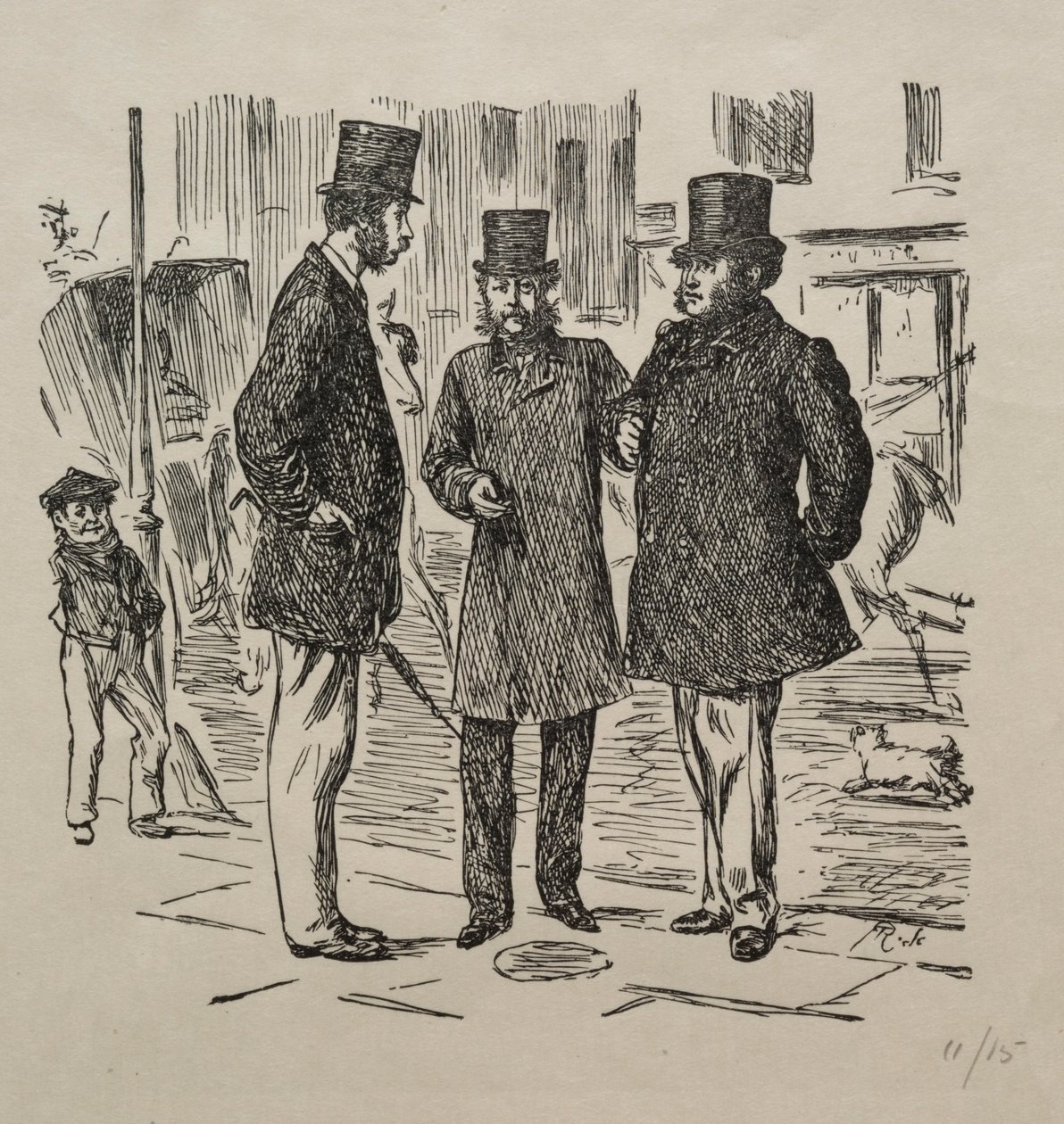 El pequeño momento antes de la presentación, 1865 de George Louis Palmella Busson Du Maurier