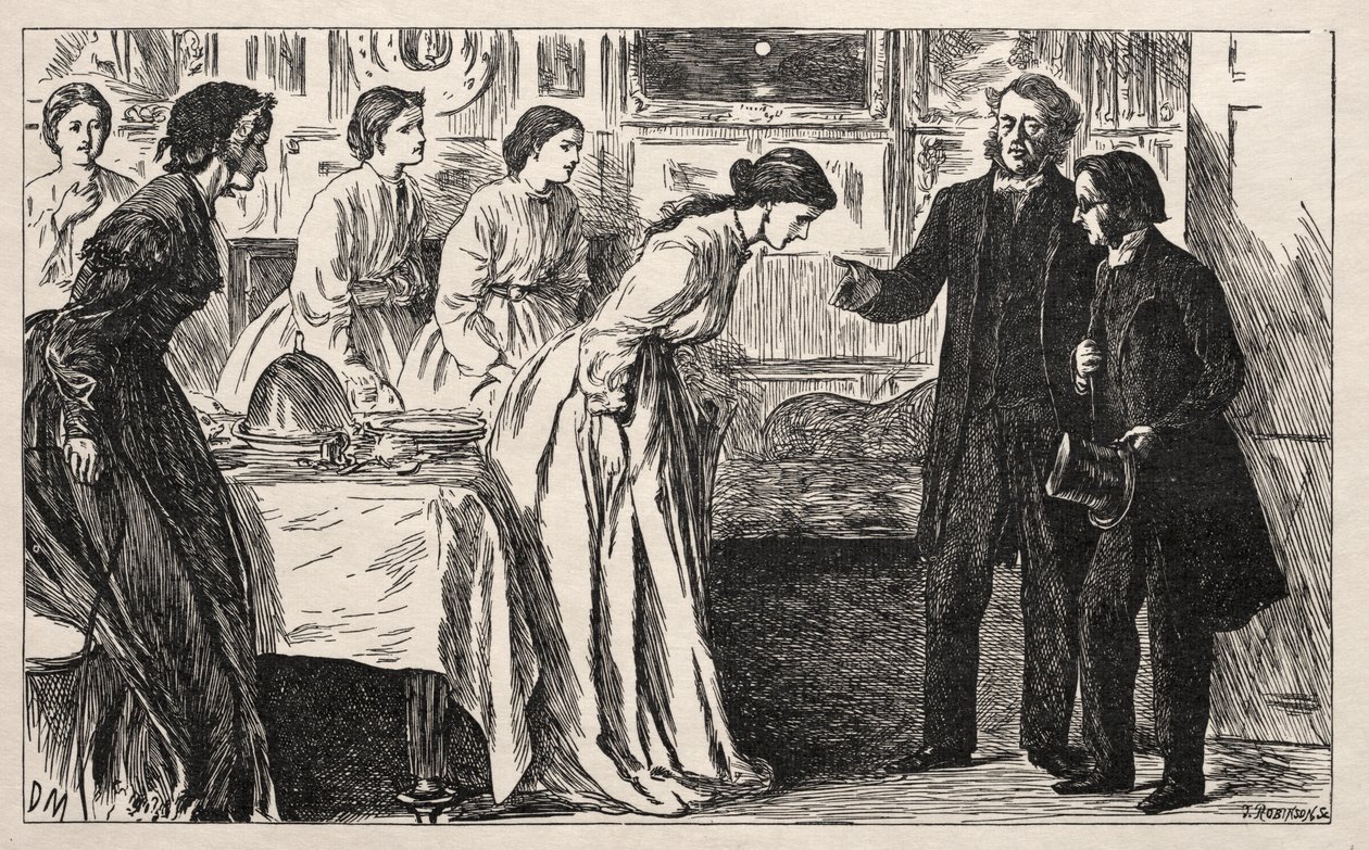 Se busca un cura. Más bien una prueba para el reverendo M. Green de George Louis Palmella Busson Du Maurier