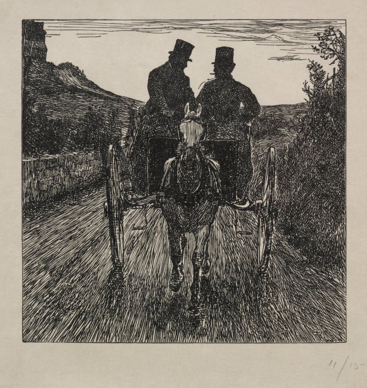 Por qué los Pifflers perdieron su partido de vuelta, 1865 de George Louis Palmella Busson Du Maurier