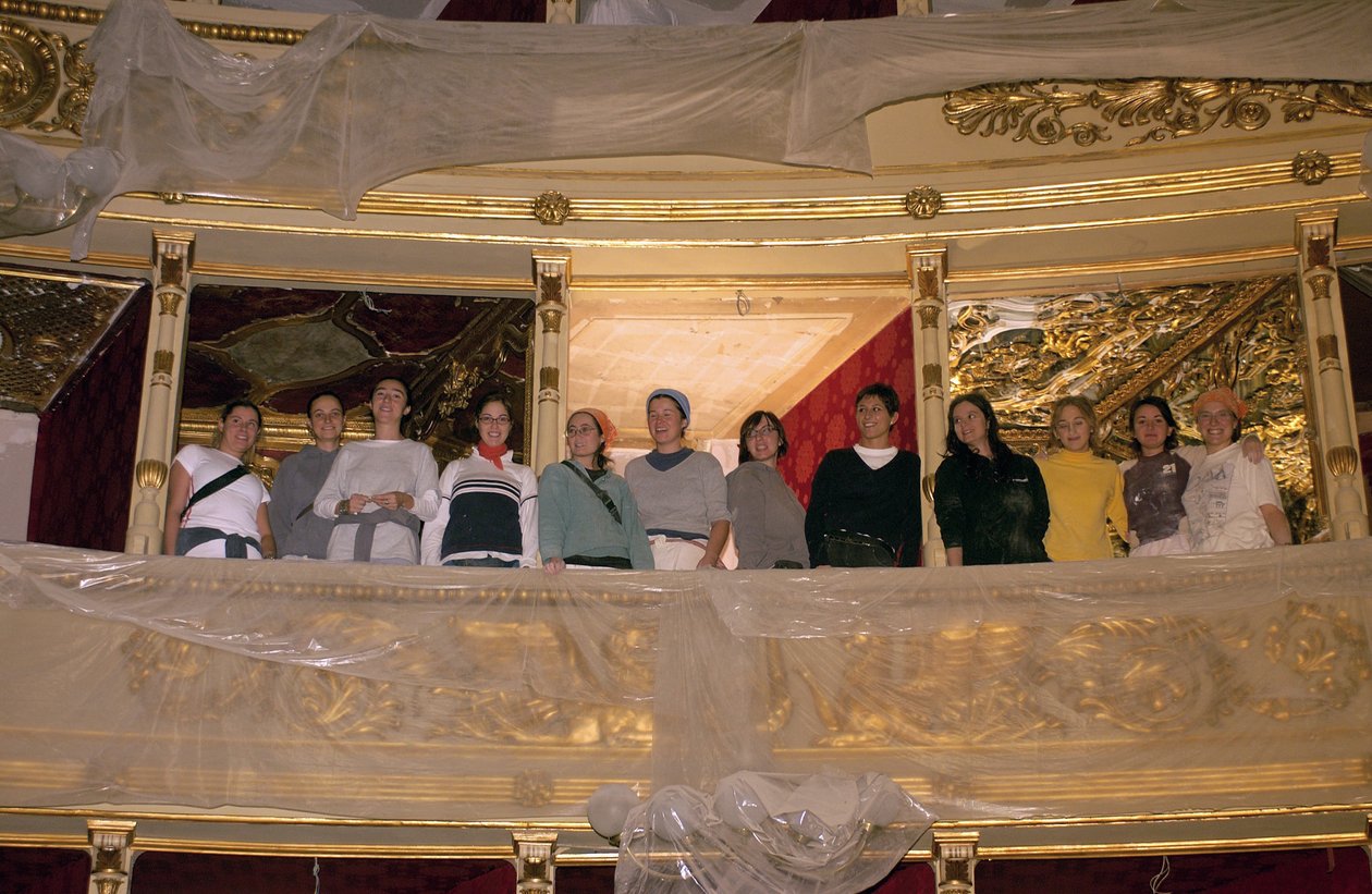Restauración del Teatro Alla Scala, Milán 10/11/2004 (foto) de Bartolome Esteban and studio Murillo