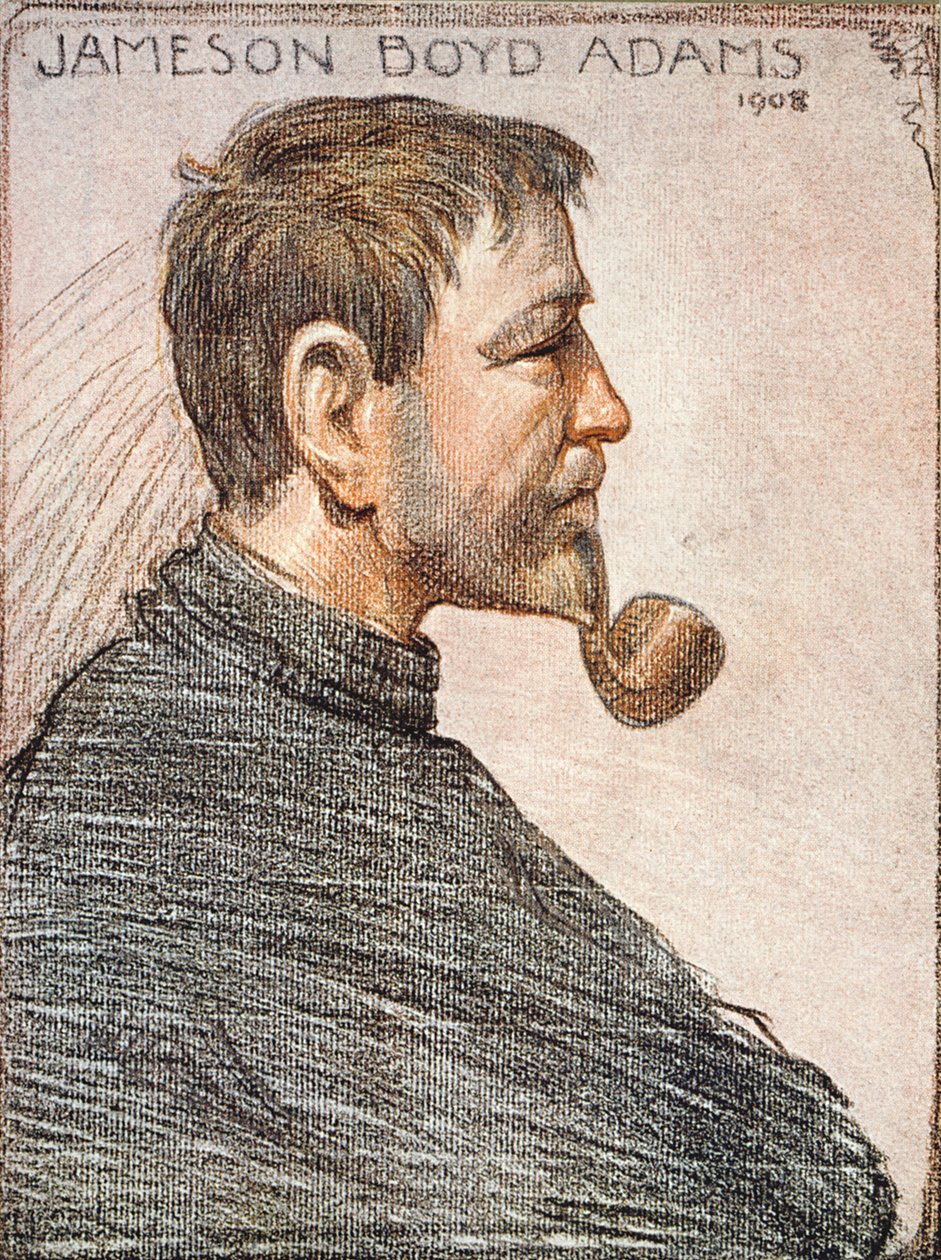 Retrato de Jameson Boyd Adams de 
