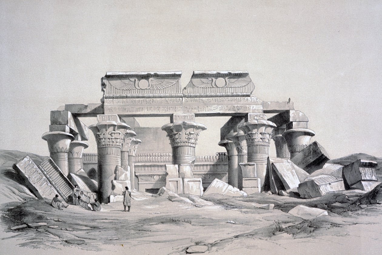 Koom-Ombos, Egipto, 1843 de George Moore