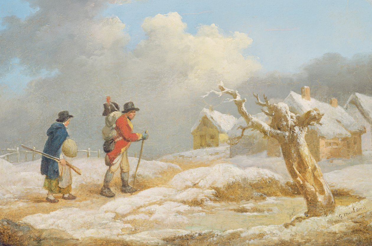 El regreso de un soldado de George Morland