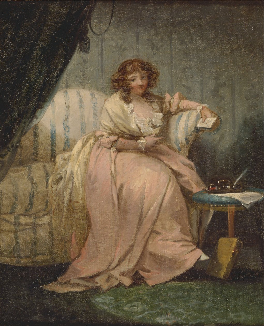 Una mujer llamada Ana, la esposa del artista de George Morland