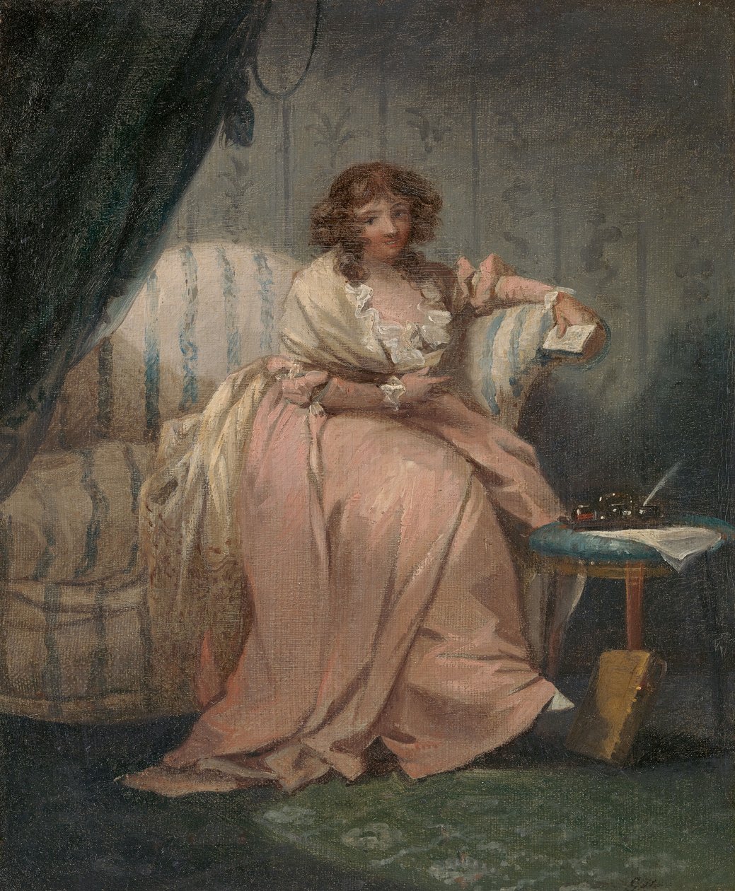 Una mujer llamada Ana, la esposa del artista de George Morland