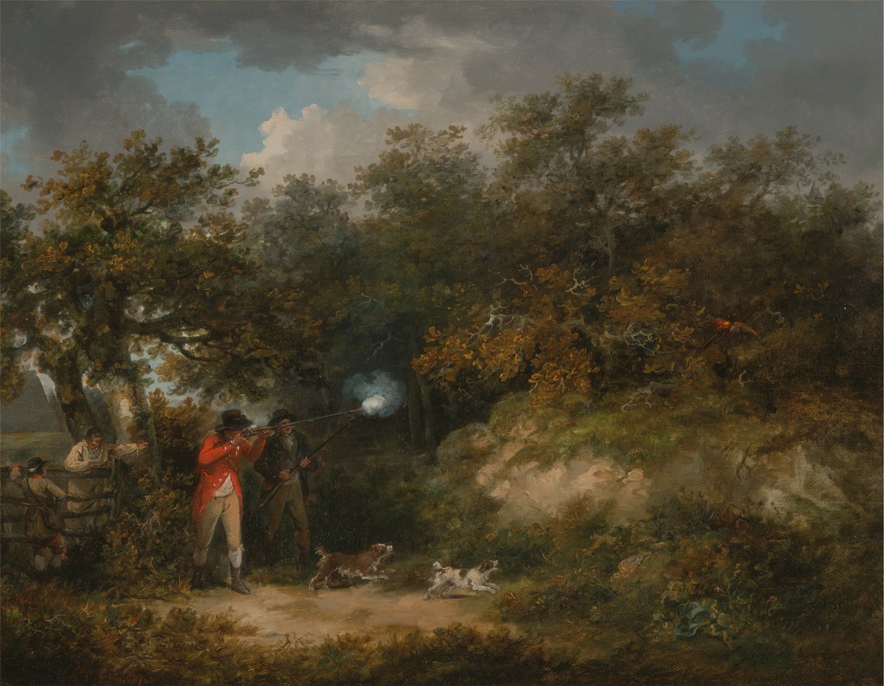 Tiro al faisán de George Morland