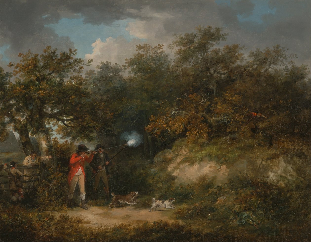 Tiro al faisán de George Morland