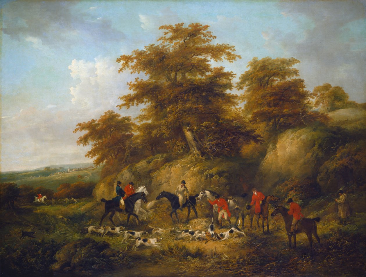 La muerte del zorro de George Morland