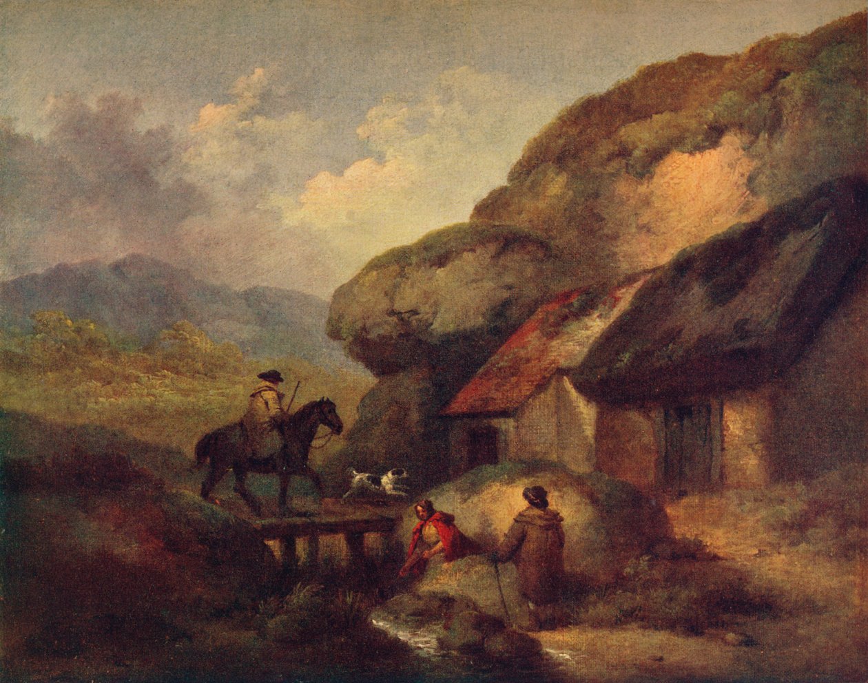 El viajero, c1795 de George Morland