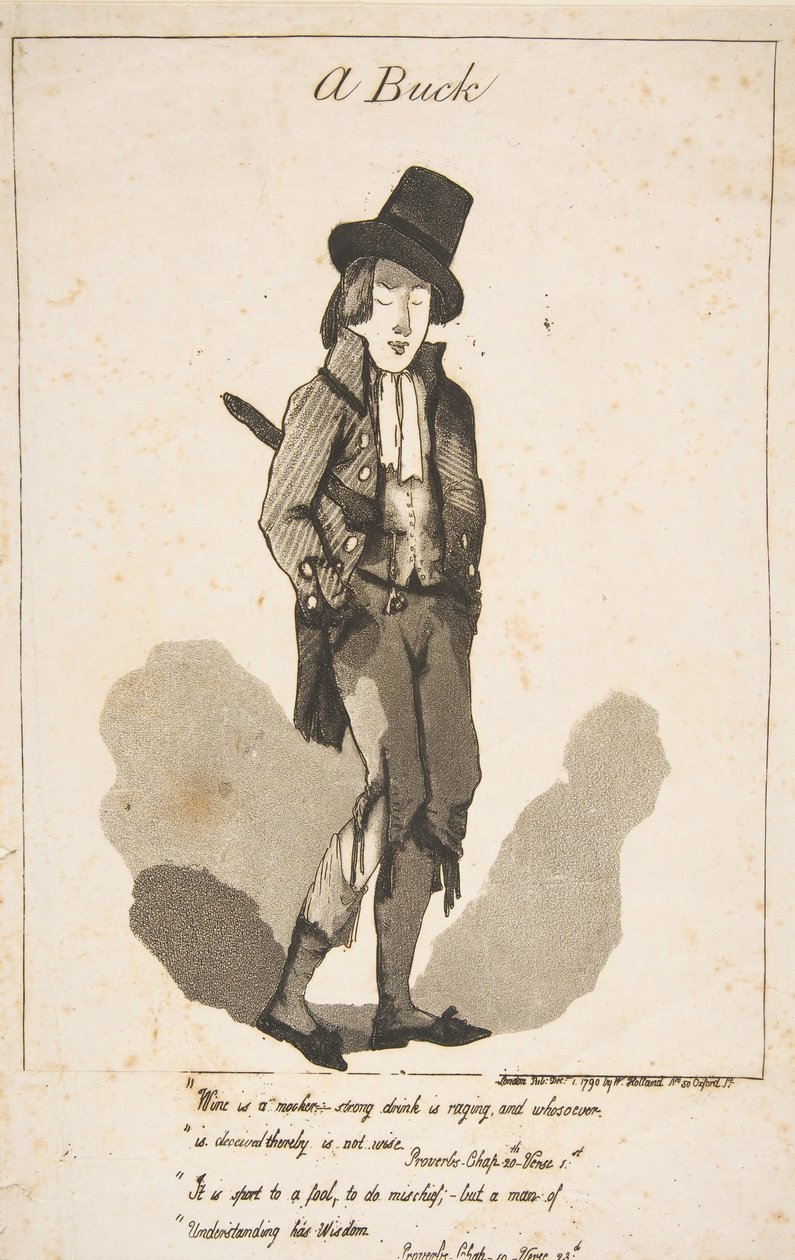 Un Ciervo, 1 de Diciembre de 1790 de George Moutard Woodward