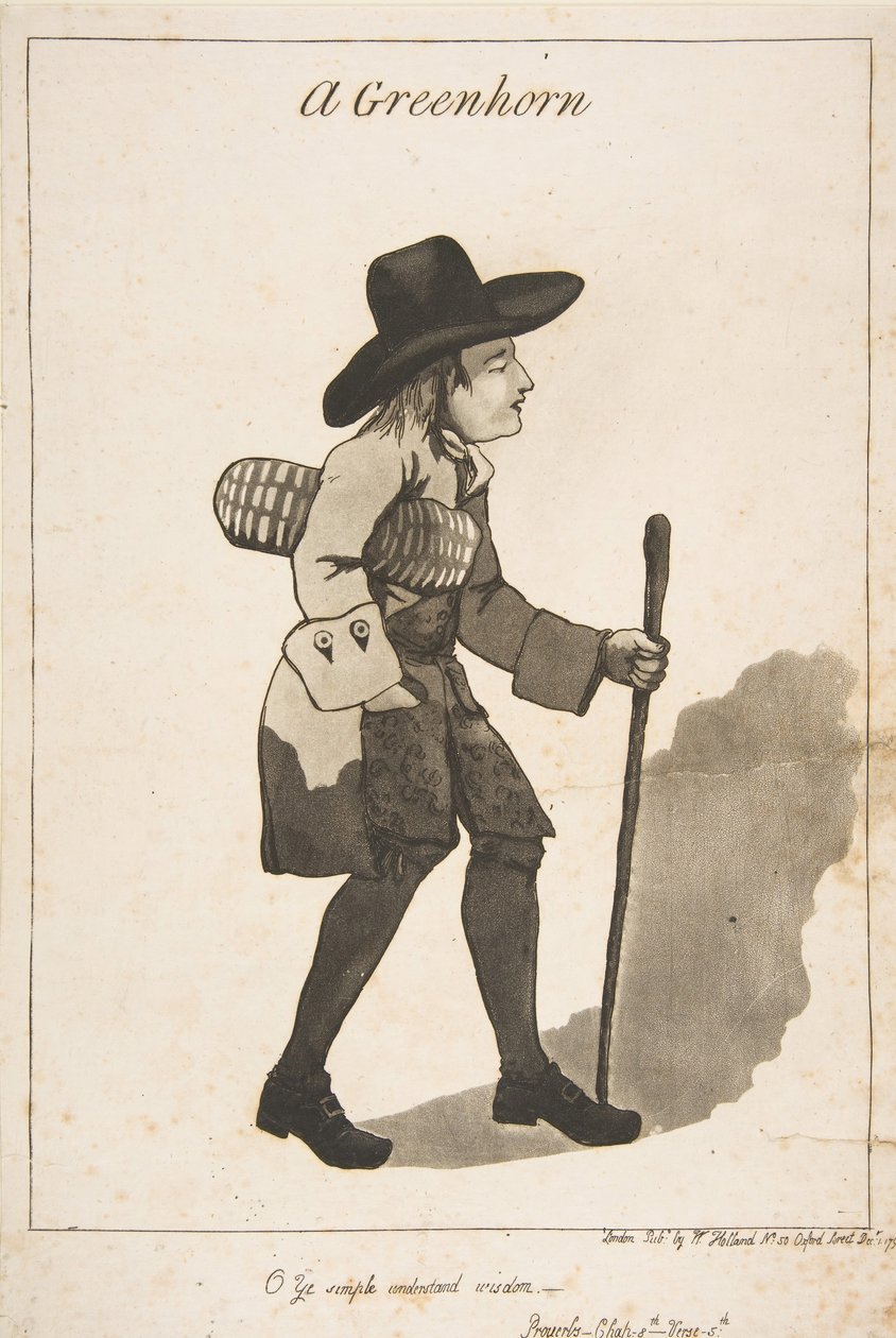 Un novato, 1 de diciembre de 1790 de George Moutard Woodward