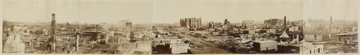 Sin título (Chicago después del incendio de Chicago) de George N. (attr.to) Barnard