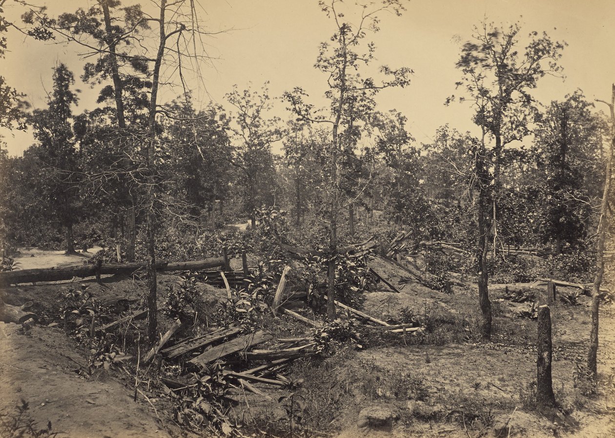 Campo de batalla de Atlanta, Georgia, 22 de julio de 1864, n.º 1 de George N. Barnard