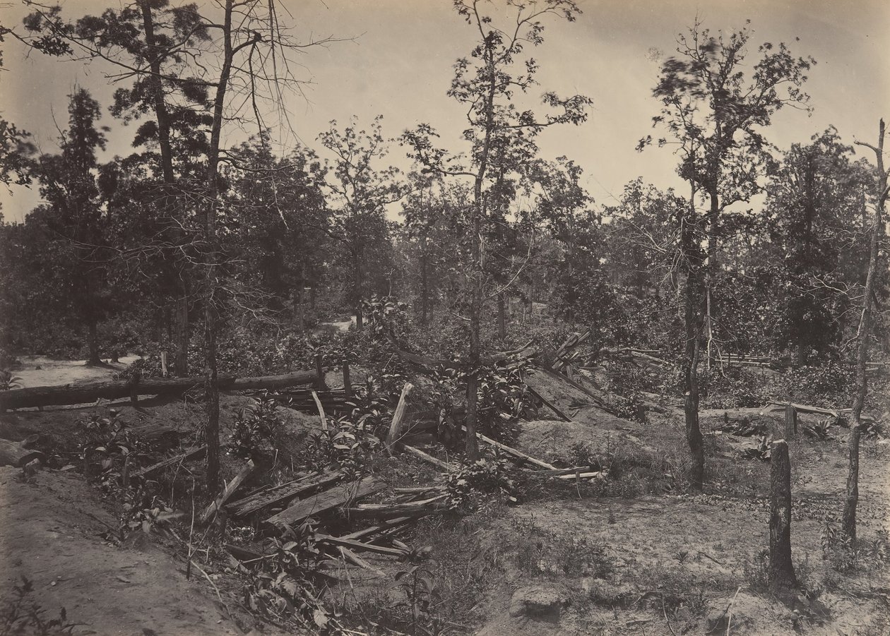Campo de Batalla de Atlanta, Georgia, 22 de julio de 1864 No. 1, 1860s de George N. Barnard