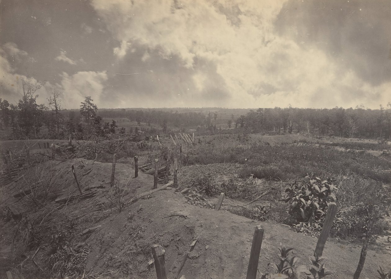 Campo de Batalla de Atlanta, Georgia, 22 de julio de 1864 No. 2, 1860s de George N. Barnard