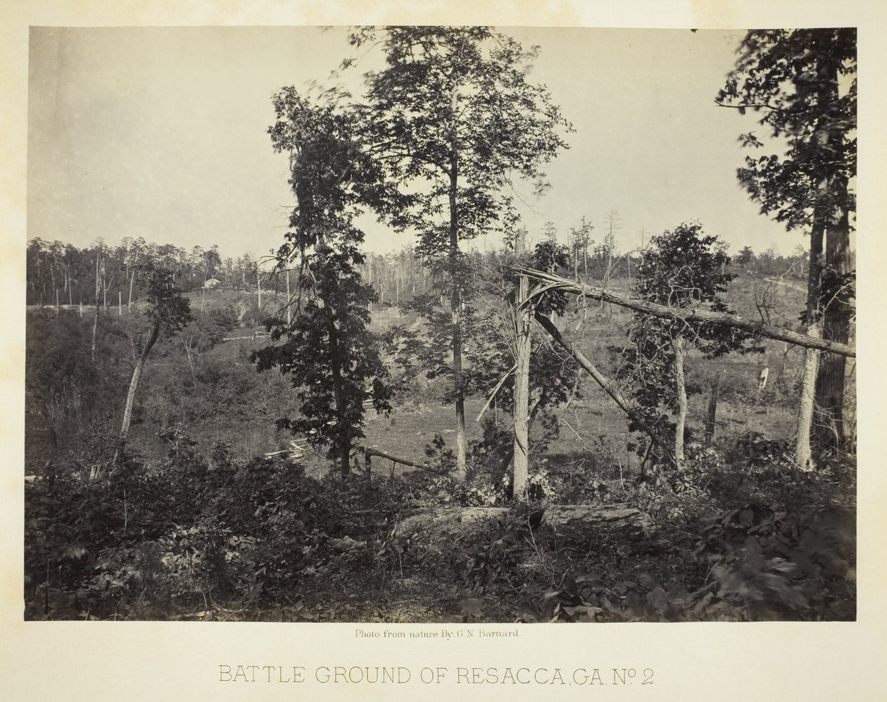 Campo de batalla de Resacca, GA, nº 2 de George N. Barnard