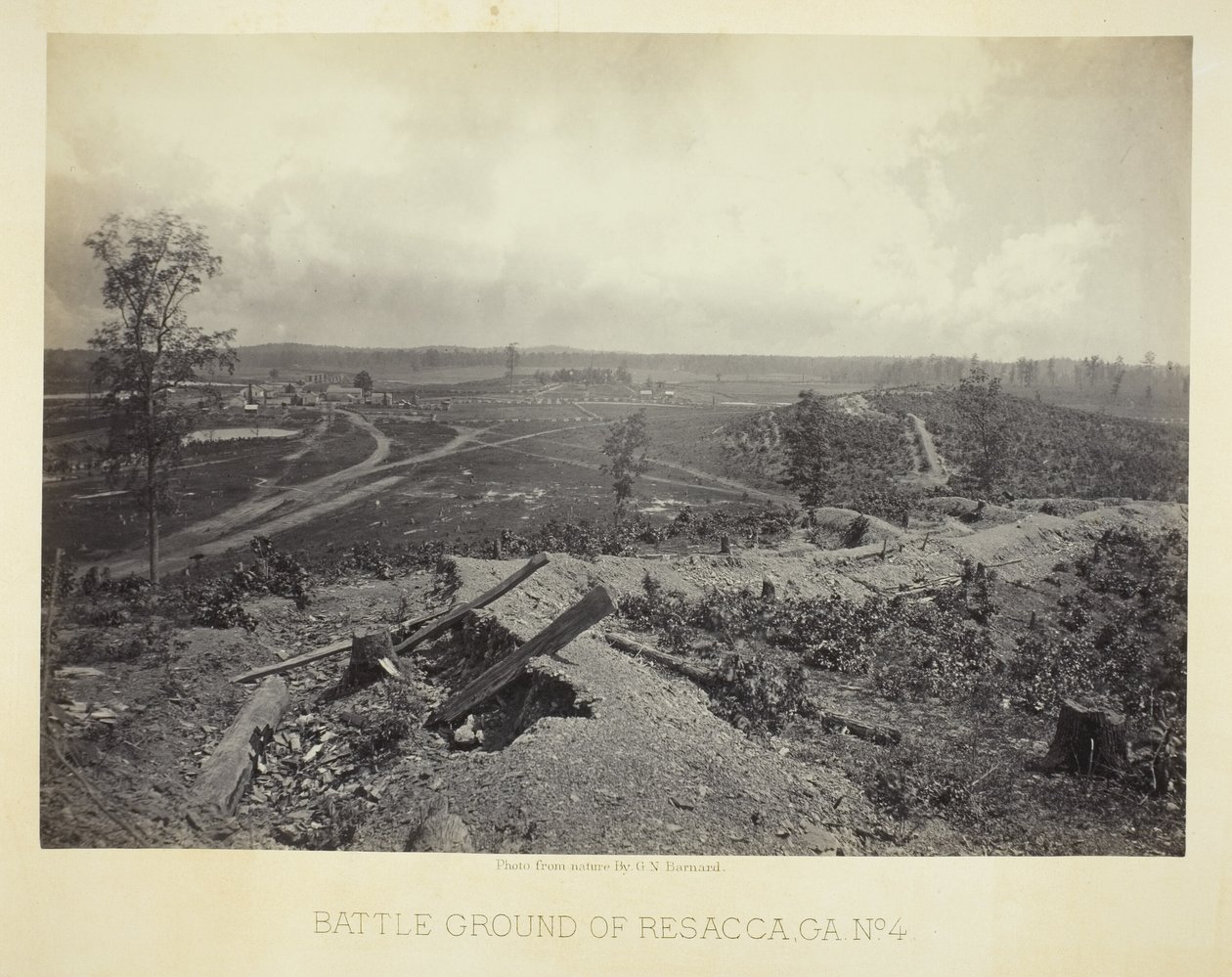 Campo de batalla de Resacca, GA, nº 4 de George N. Barnard