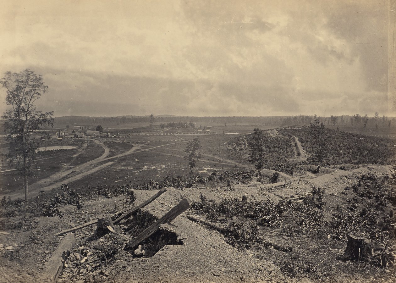 Campo de batalla de Resaca, Georgia, n.º 4 de George N. Barnard