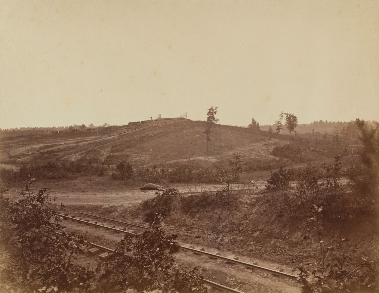 Campo de batalla en Atlanta,1864 (foto) de George N. Barnard