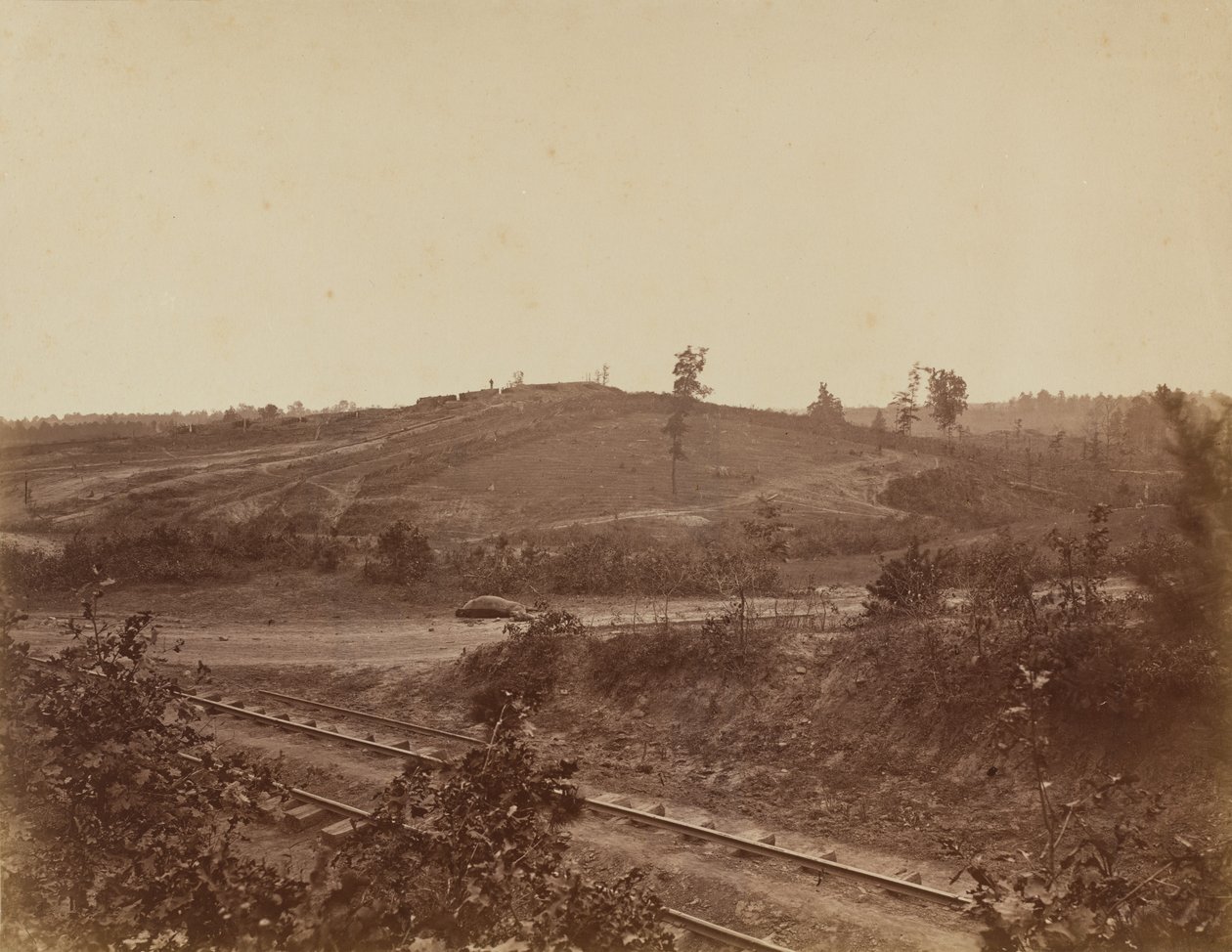 Campo de batalla en Atlanta de George N. Barnard