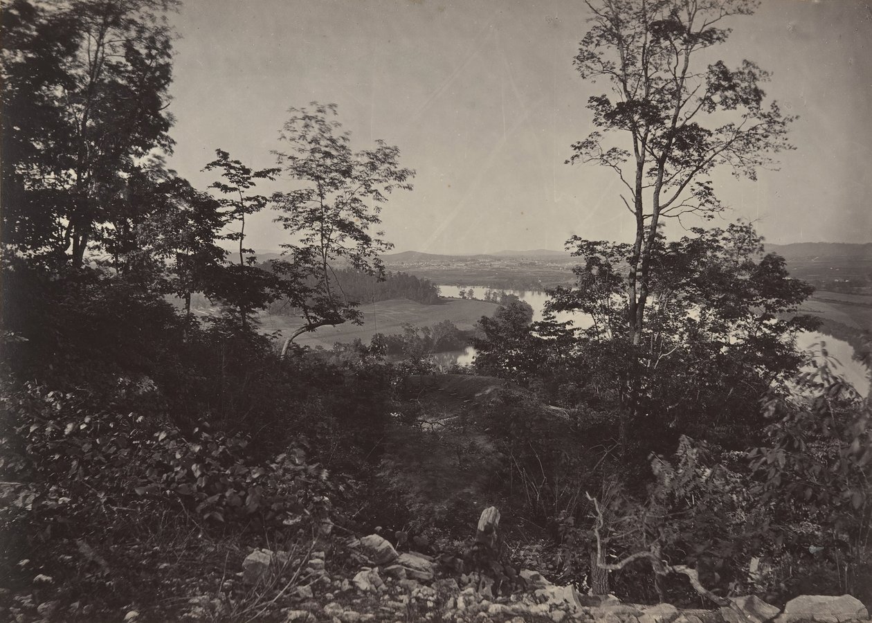 Valle de Chattanooga desde Lookout Mountain, 1860s de George N. Barnard