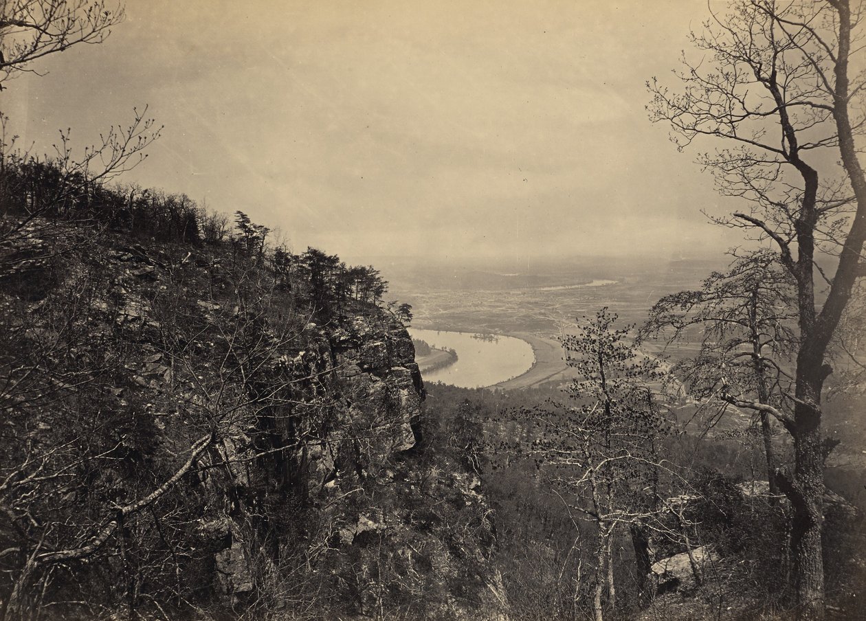 Valle de Chattanooga desde Lookout Mountain, n.º 2 de George N. Barnard