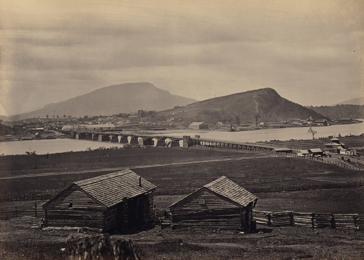 Chattanooga desde el norte de George N. Barnard