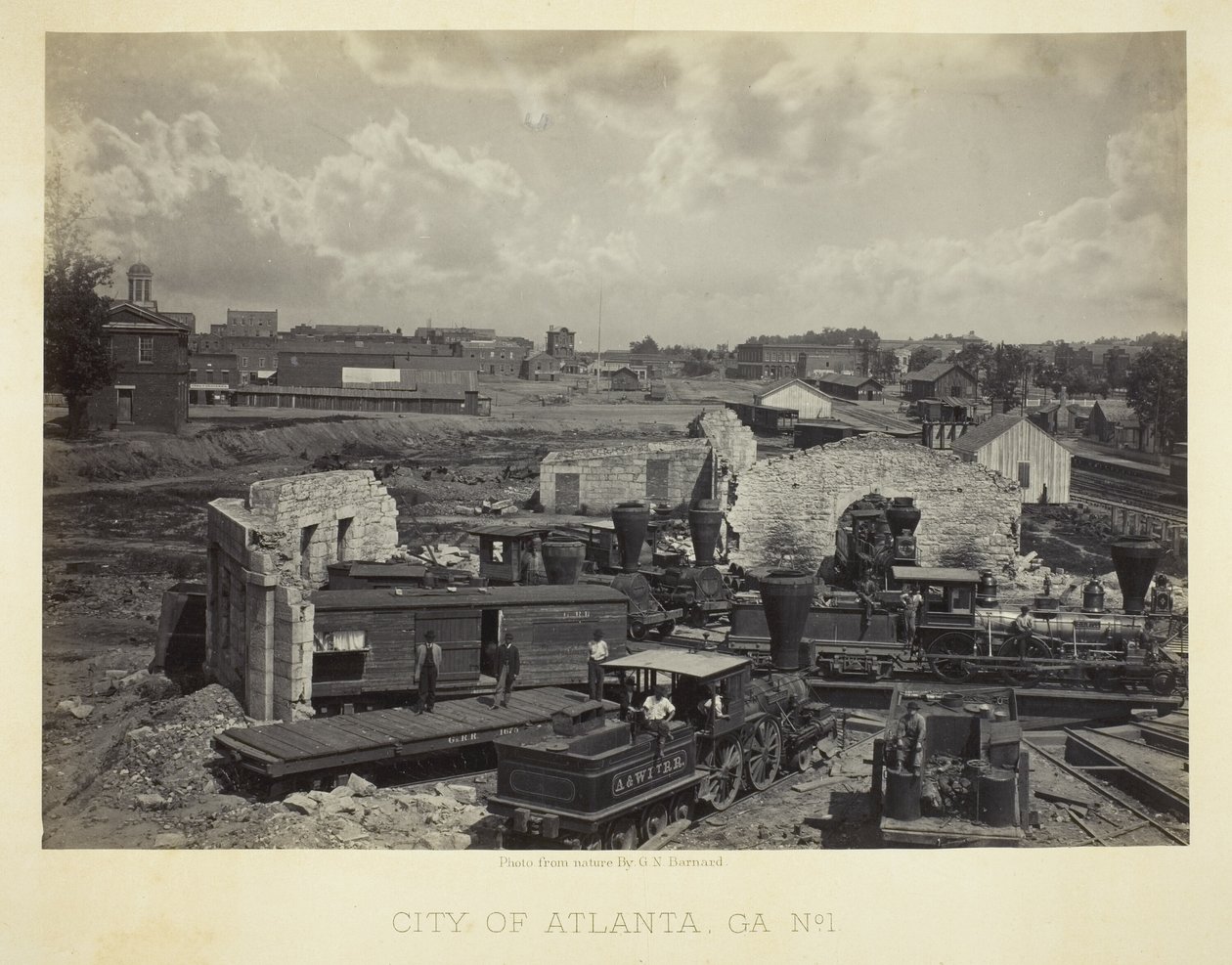 Ciudad de Atlanta, GA, nº 1 de George N. Barnard