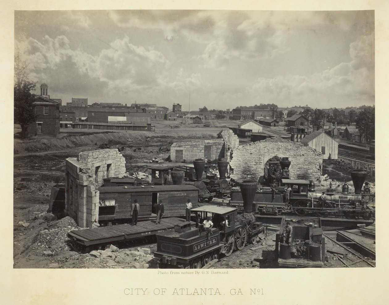 Ciudad de Atlanta, GA, No. 1 de George N. Barnard