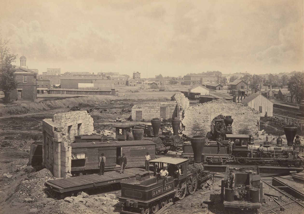 Ciudad de Atlanta, Georgia No. 1, 1860s de George N. Barnard
