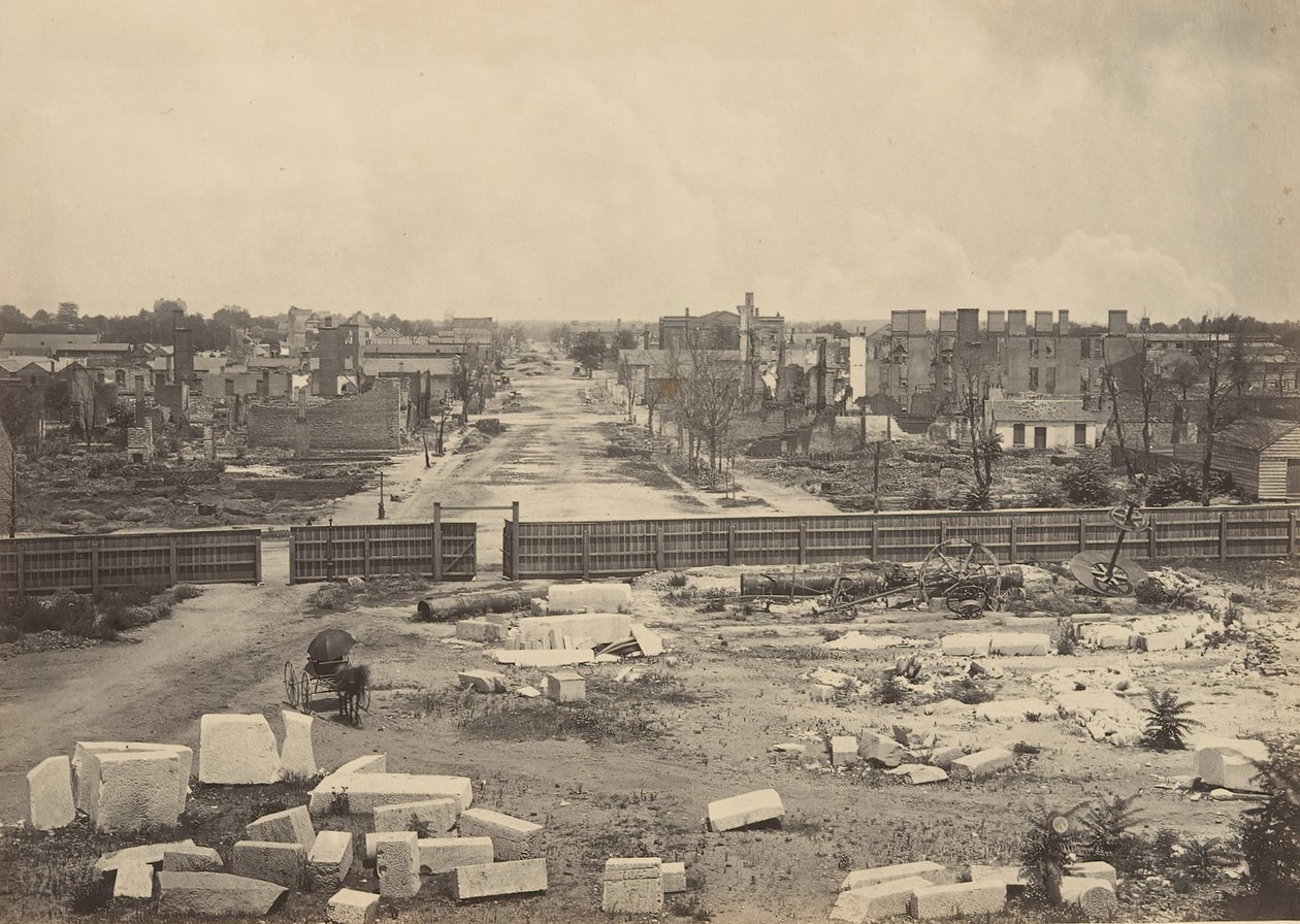 Columbia desde el Capitolio, 1860s de George N. Barnard