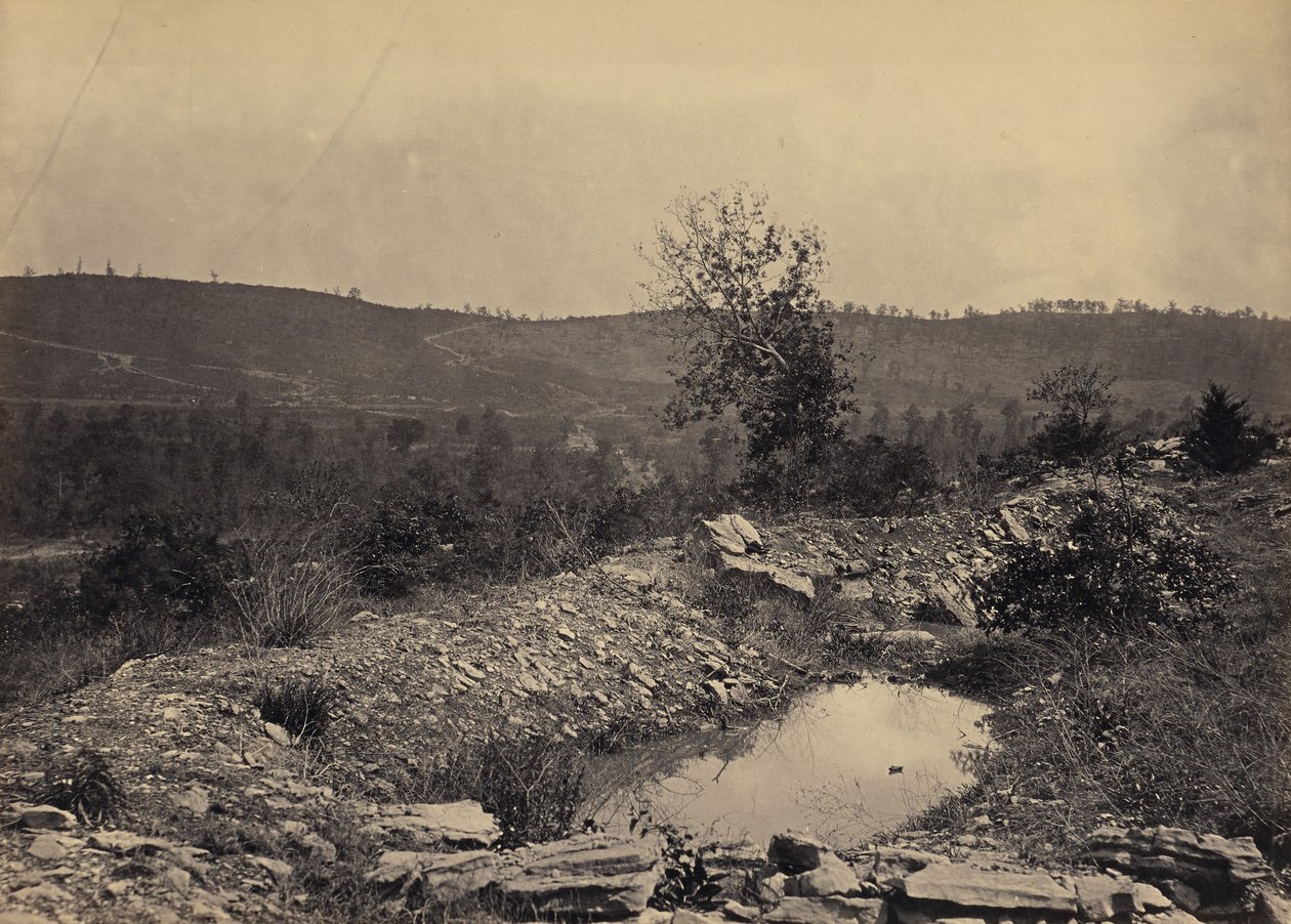 Mission Ridge desde Orchard Knob de George N. Barnard