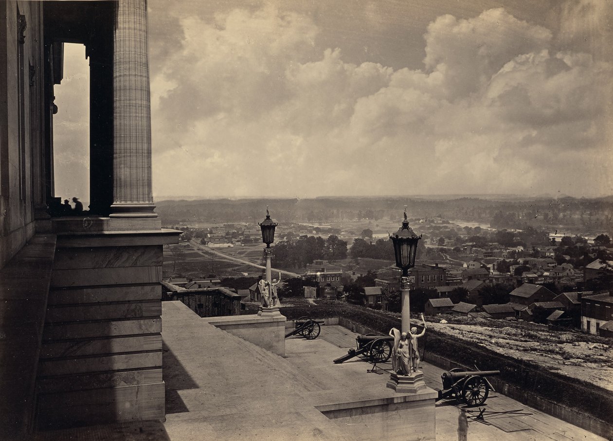 Nashville desde el Capitolio de George N. Barnard